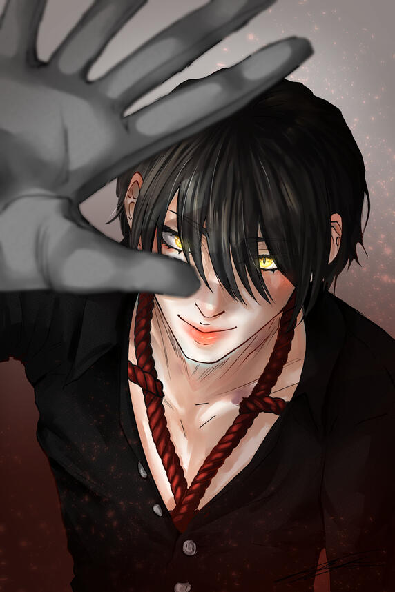 "Look" Anime illustration (Daiki)