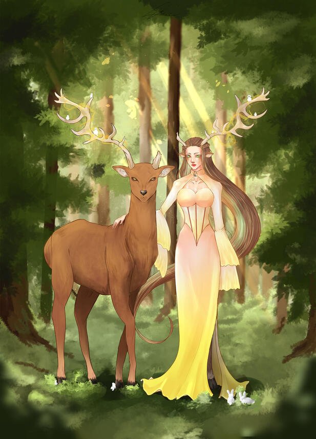 "Same souls" Anime illustration