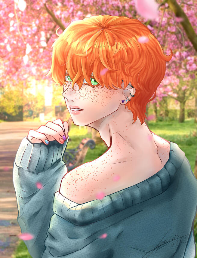 "Meeting you" Anime illustration (Niall)