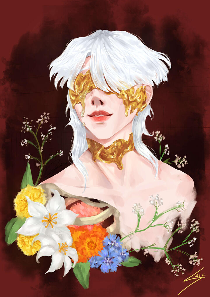 "Broken muse" Illustration (Jonah)